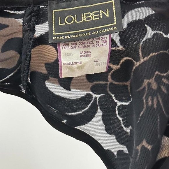 Vintage Louben Canada Sheet Delicate Lace Floral Tank - Picture 4 of 6